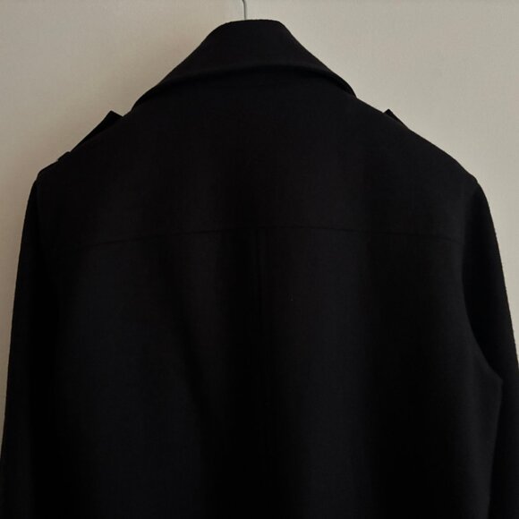$495 Icebreaker Pure Plus 380 Merino Wool Button up Black Coat/ Jacket — Large - Picture 14 of 16